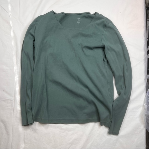 Bundle 4 J. Jill Shirt Pima Crew Neck Mix Long Sleeve Tee Women’s Large L150123 - Picture 9 of 10